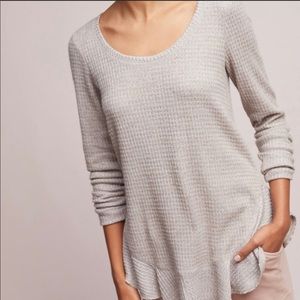 Anthropologie Saturday Sunday Wendy Waffle Top
